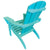 Turquoise Poly Resin Adirondack Chair - Adirondack Chair