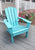 Turquoise Poly Resin Adirondack Chair - Adirondack Chair