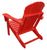 All-Weather Folding Adirondack Chair - Red - Adirondack Chair