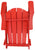 All-Weather Folding Adirondack Chair - Red - Adirondack Chair