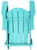 All-Weather Folding Adirondack Chair - Turquoise - Adirondack Chair