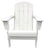 All-Weather Folding Adirondack Chair - White - Adirondack Chair