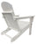 All-Weather Folding Adirondack Chair - White - Adirondack Chair