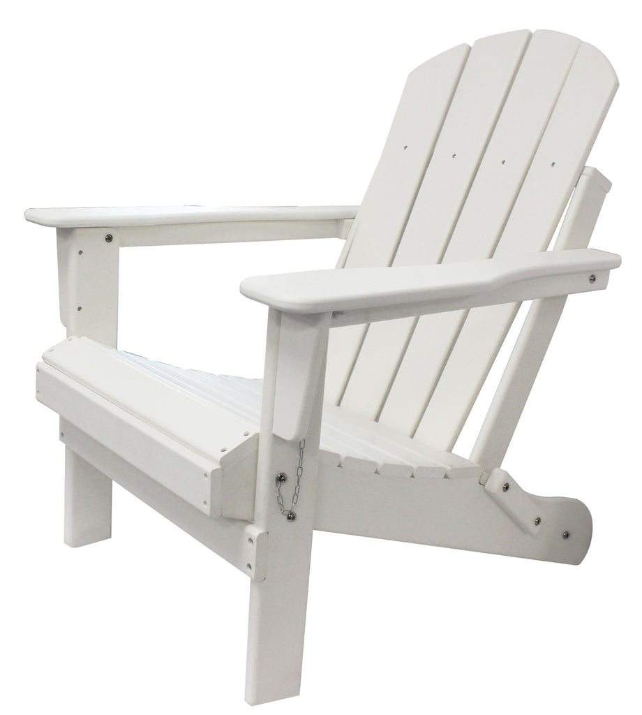 All-Weather Folding Adirondack Chair - White - Adirondack Chair
