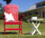 Over-Sized Red Adirondack Chair - Adirondack Chair