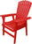 Oversize Tall Adirondack Red - Adirondack Chair