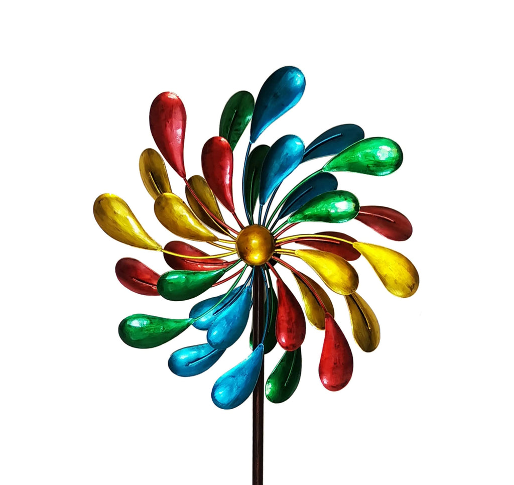 Rainbow Leaves Wind Spinner - Wind Spinner