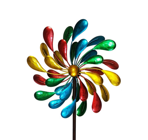Rainbow Leaves Wind Spinner - Wind Spinner