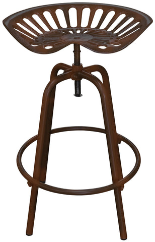 Tractor Seat Swivel Stool - Bronze - Stool
