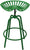 Tractor Seat Swivel Stool - Green - Stool