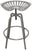 Tractor Seat Swivel Stool - Metallic - Stool