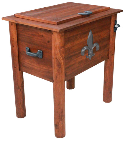 Amber-Log Fleur de Lis Cooler - Cooler