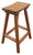 Amber-Log Saddle Stool - Stool