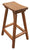 Amber-Log Saddle Stool - Stool