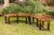 Char-Log Curved Bench - Curved Bench