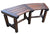 Char-Log Curved Bench - Curved Bench