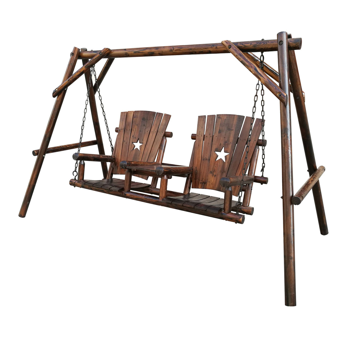 Char Log Double Swing with Tray For Pickup ONLY (Excluding