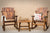 Char-Log Fleur-de-lis Medallion Rocker - Rocker