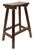 Char-Log Saddle Stool - Stool