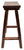 Char-Log Saddle Stool - Stool