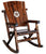 Char-Log Star Medallion Rocker - Rocker
