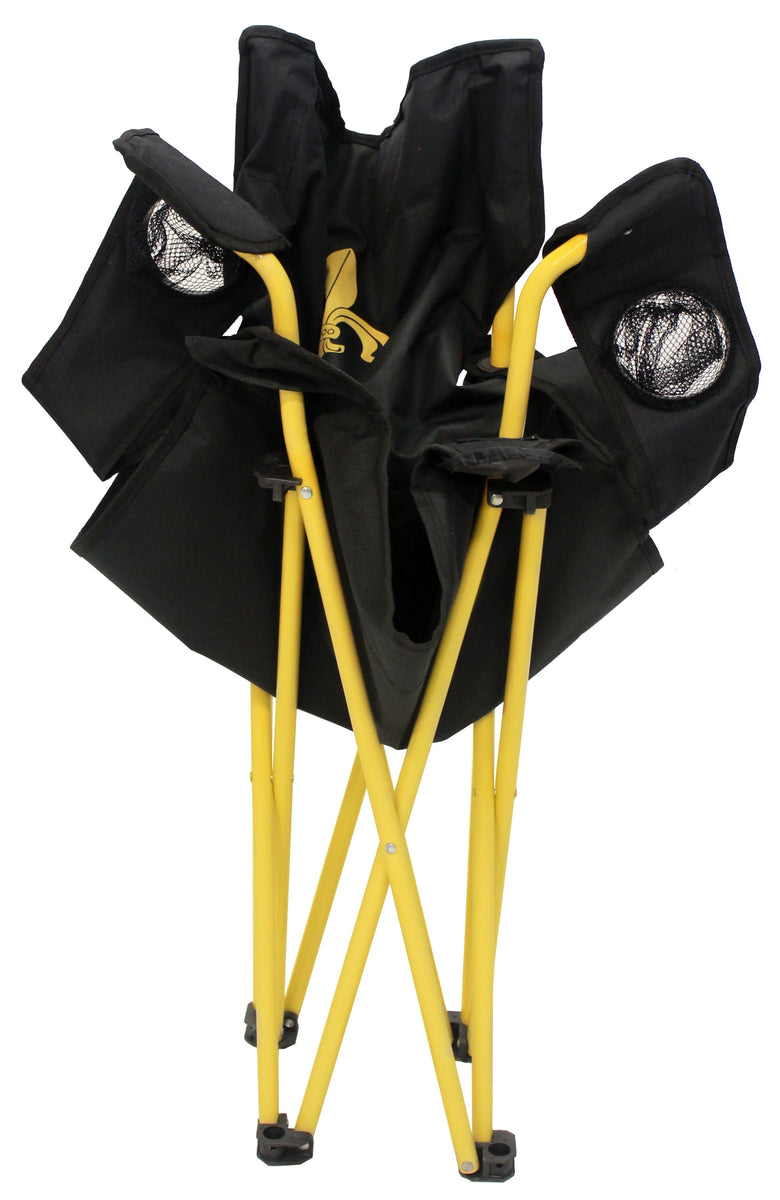 Fleur-de-lis Black Folding Lawn Chair – LEIGH COUNTRY