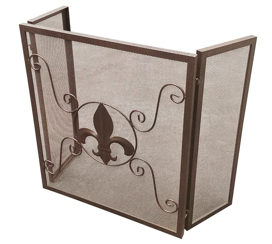 Fleur-de-lis Fireplace Screen - Fireplace Screen