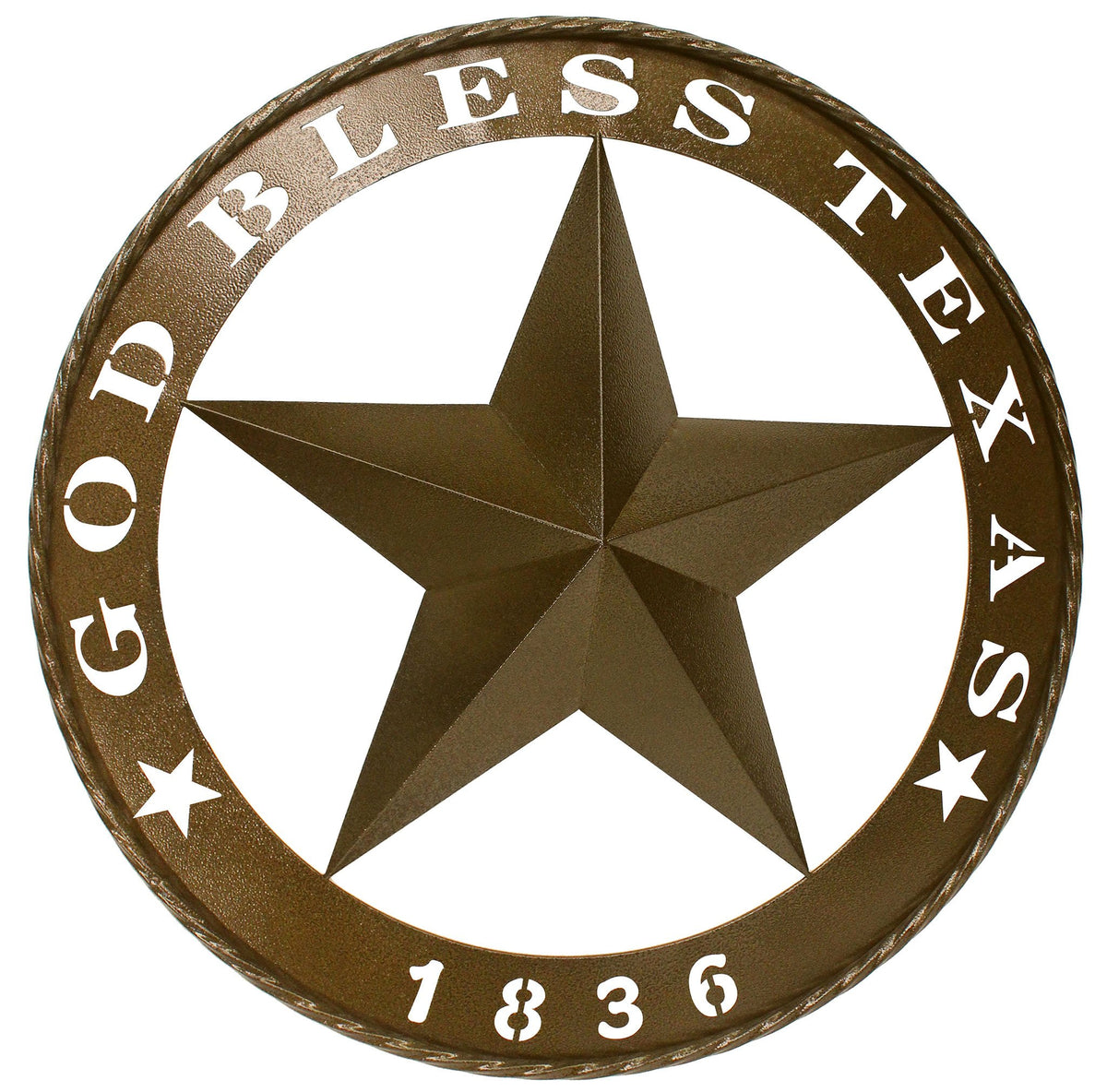 God Bless Texas 1836 Star Wall Décor – Leigh Country
