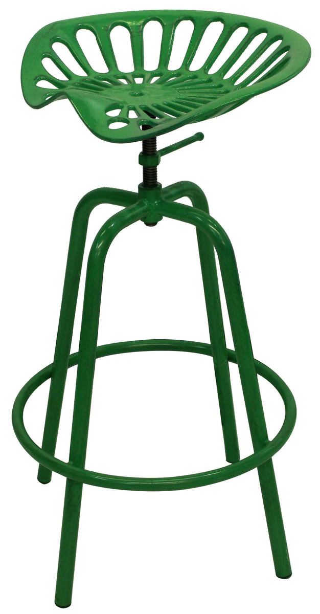 Green Tractor Seat Swivel Stool Leigh Country