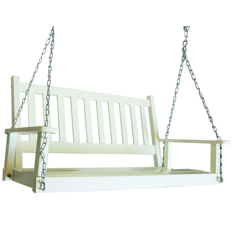 Heartland White Porch Swing - Porch Swing