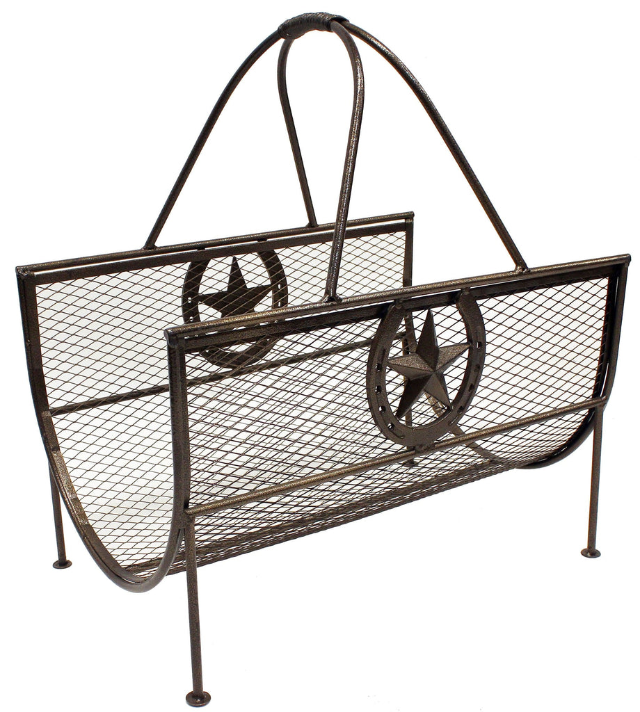 Horseshoe Star Log Holder - Log Holder