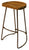 Iron Grove Wood and Rebar Stool - Stool