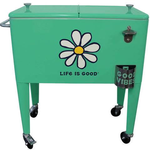 Life is Good® 60qt. Rolling Cooler - Flower - Cooler