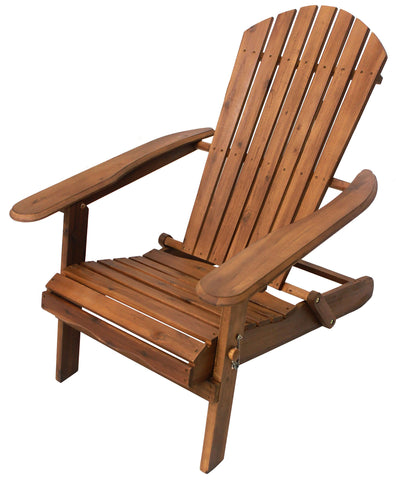 Natural Folding Adirondack Chair - Adirondack Chair