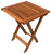 Natural Folding Adirondack Side Table - End Table