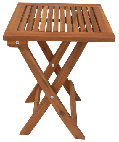Natural Folding Adirondack Side Table - End Table
