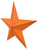 Orange Star Wall Décor - Decor