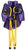 Purple Fleur de Lis Lawn Chair - Lawn Chair