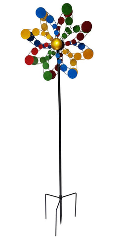 Rainbow Dot Wind Spinner - Wind Spinner