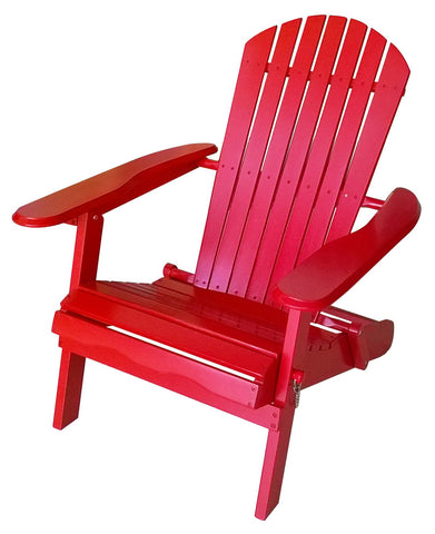 Red Folding Adirondack Chair - Adirondack Chair