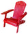 Red Folding Adirondack Chair - Adirondack Chair
