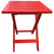 Red Folding Adirondack Side Table - Table