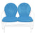 Retro Double Glider Azure & White - Glider