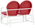 Retro Double Glider Red & White - Glider