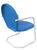 Retro Metal Chair Azure - Chair