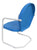 Retro Metal Chair Azure - Chair