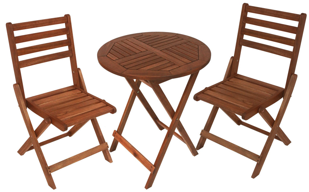 Sequoia Round Folding Bistro Set - Bistro Set