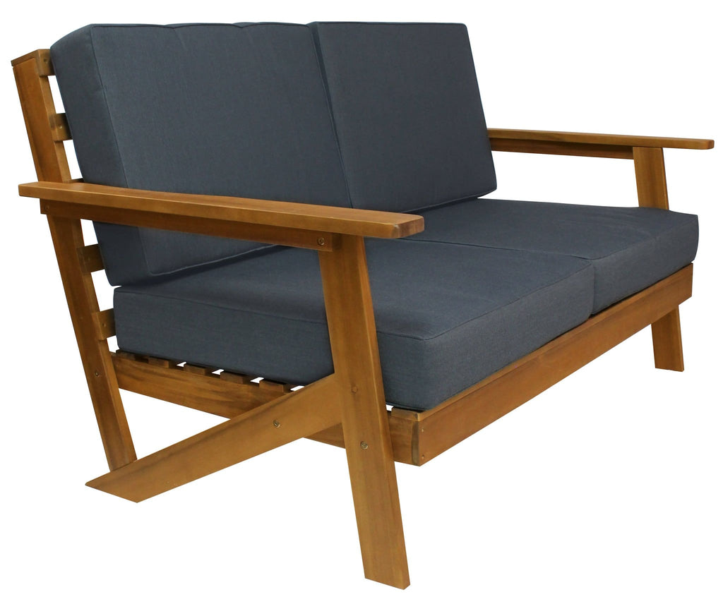 Sequoia Rustic Sofa Bench with Cushions - Bench