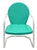 Teal Retro Metal Chair - Chair