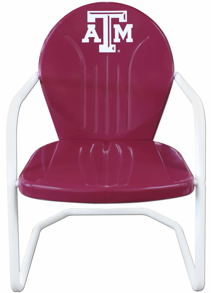 Texas A&M Retro Metal Chair - Chair